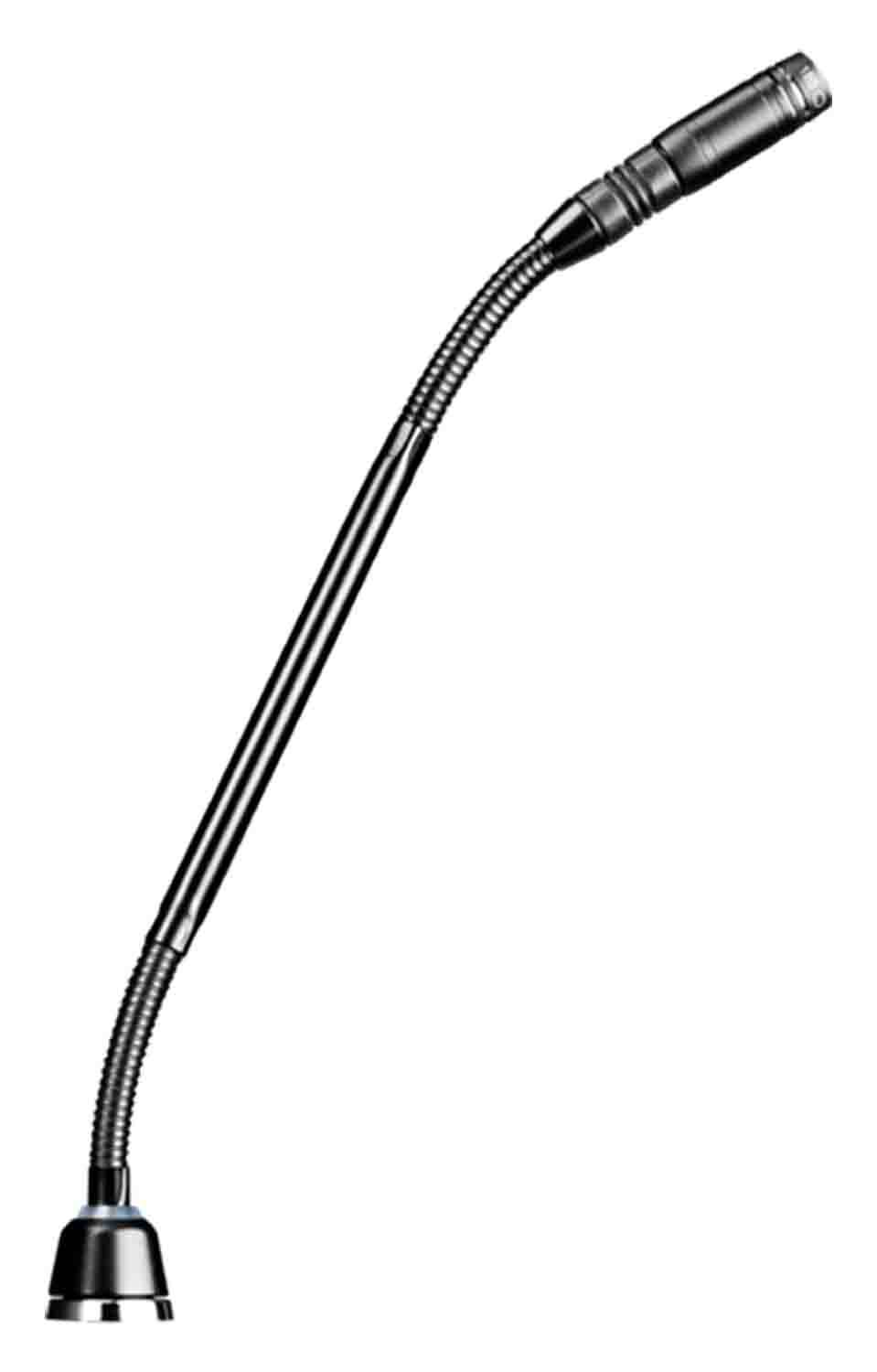 Shure MX410LPDF Microflex 10" Dualflex Gooseneck Microphone with Bi Color Status Indicator - Black - Hollywood DJ