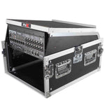 ProX T-6MRSS13ULT DJ Flight Case For 13U Top Mixer With Laptop Shelf - Hollywood DJ