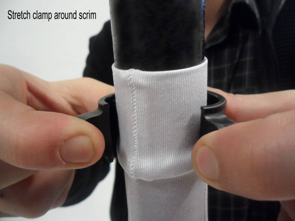 Scrim King SS-CLP-01 Speaker/Lighting Stand Clamp - 4 Pack - Hollywood DJ