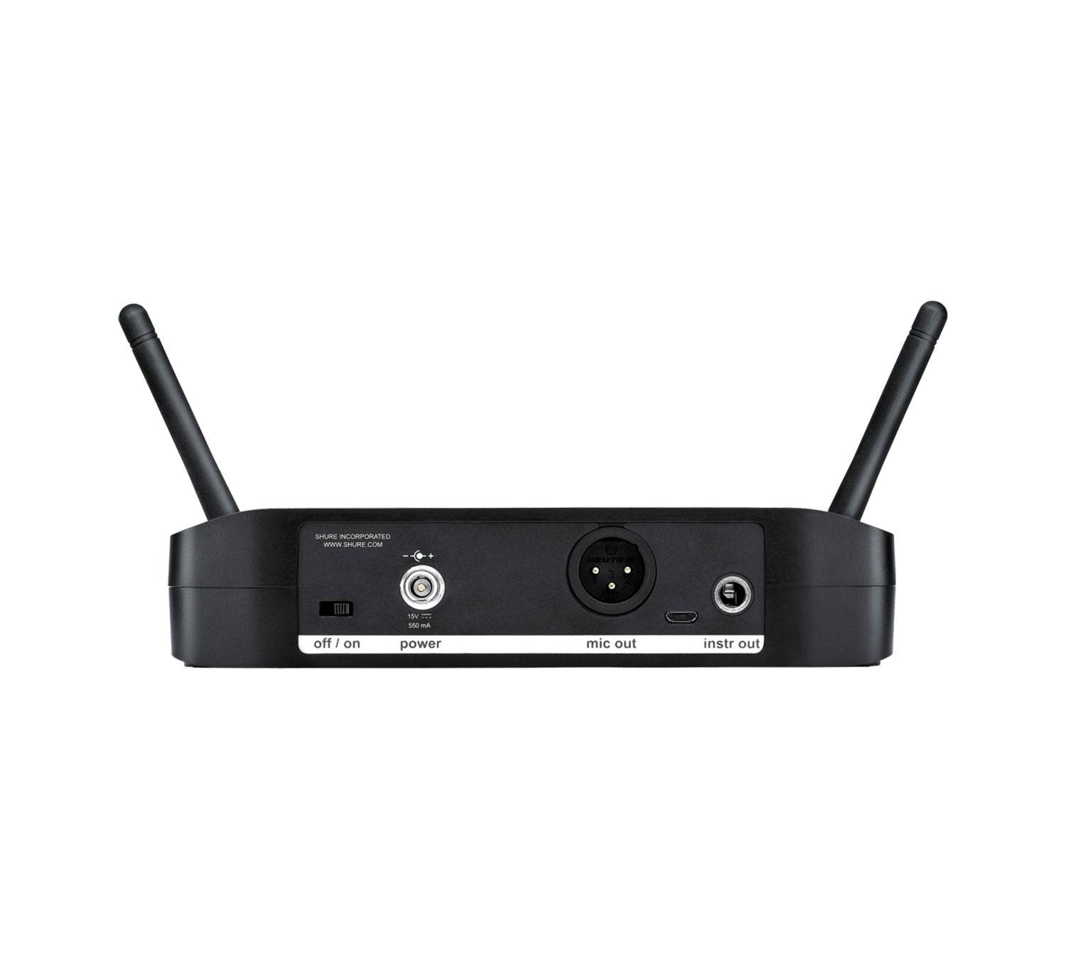 Shure GLXD24/SM58-Z2 Digital Wireless Vocal System with SM58 Vocal Microphone - Hollywood DJ