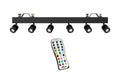 Chauvet DJ PINSPOT BAR High-Output Bar 6 Independent Pinspots Lights With IRC-6 Remote Control - Hollywood DJ