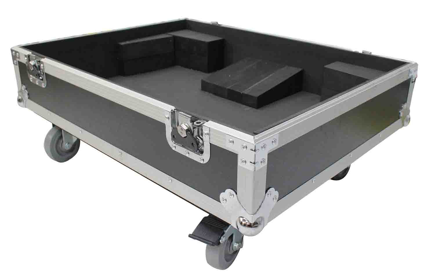 ProX X-RCF-HDL30A LAX2W, Flight Case for RCF HDL 30-A Line Array Speaker with Wheels - Holds 2 Speakers - Hollywood DJ