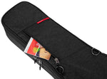 Gator Cases GT-ACOUSTIC-BLK Transit Series Acoustic Guitar Gig Bag with Charcoal Exterior - Hollywood DJ