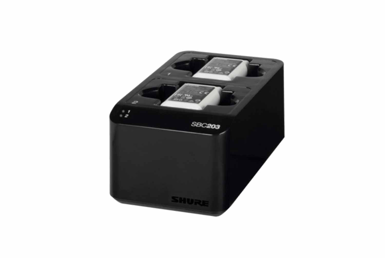 Shure SBC203 Dual Docking Recharging Station for SB903 Lithium-Ion Battery - Hollywood DJ