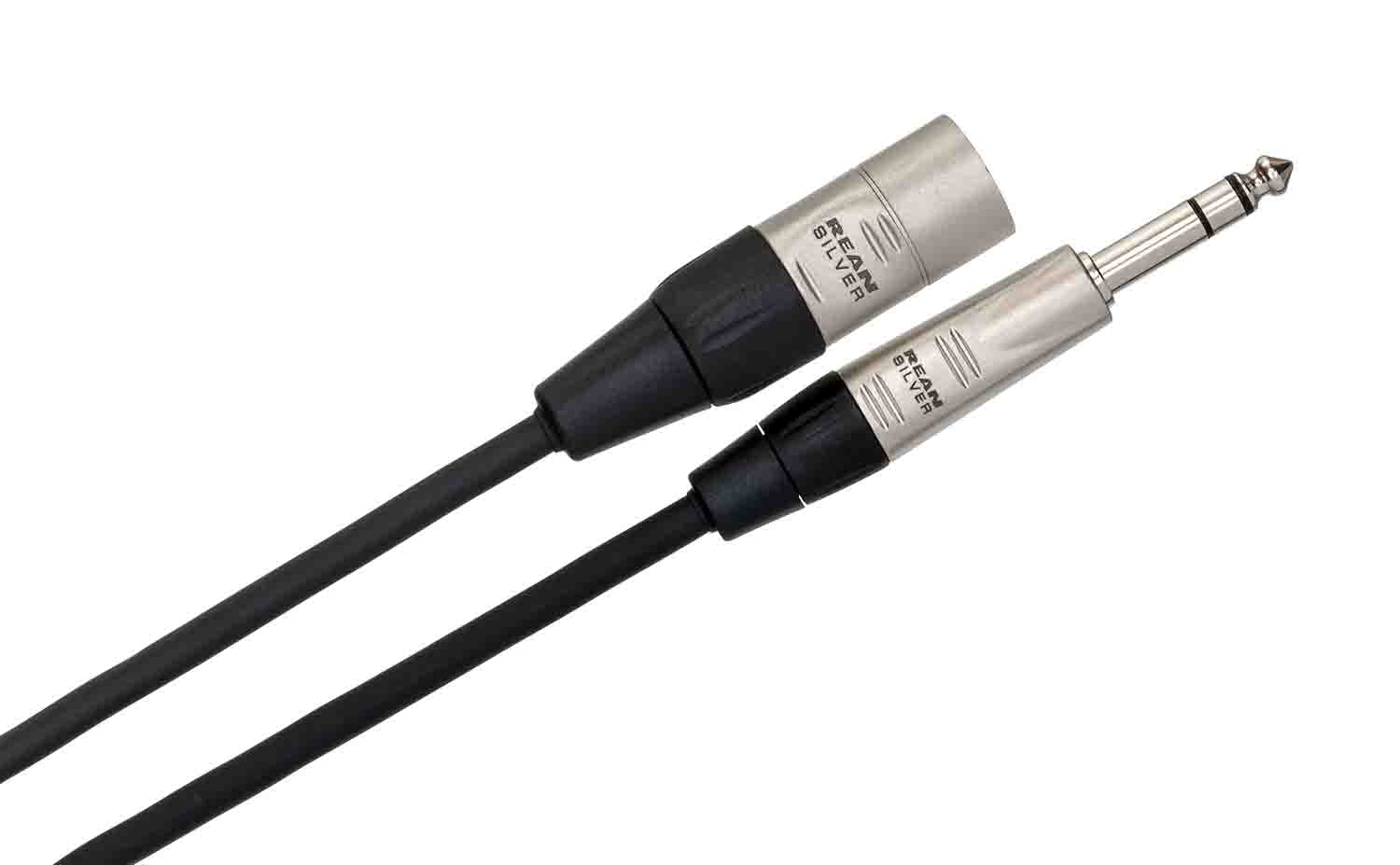 Hosa HSX-050, 1/4" TRS to XLR3M Pro Balanced Interconnect Cable - 50 Feet - Hollywood DJ