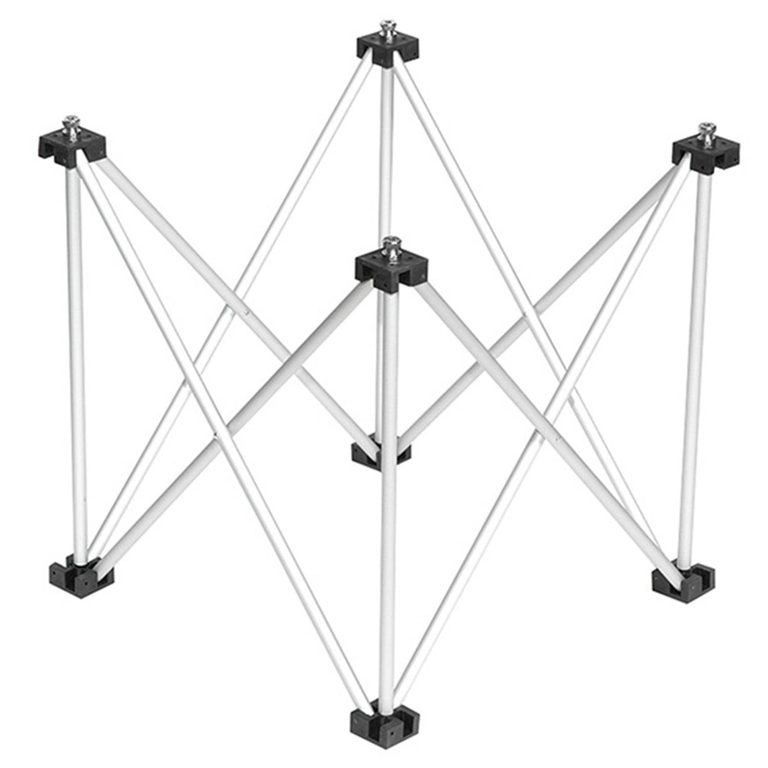 Intellistage ISIT4X32, 32 Inches High Riser for 4 Feet 90 Degree Right Triangle Folding Stage Platform - Hollywood DJ