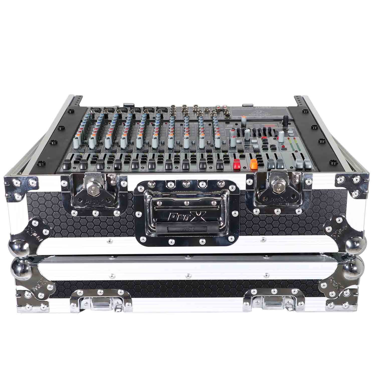 ProX T-MC DJ Flight Case For Universal 10U 19" Topload Rack Mountable Live Sound Mixer - Hollywood DJ