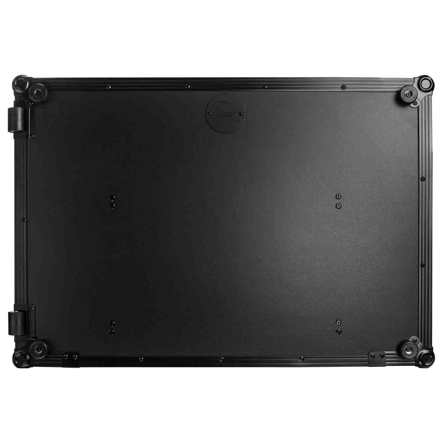 Odyssey FZGSPRIME4W2BL Denon Prime 4 Black Flight Case with Patented Glide Laptop Platform and 2U Rack Space - Hollywood DJ