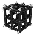 Global Truss DT46-UJB-BLK, Six Way Universal Junction Block - Black - Hollywood DJ