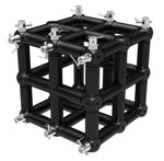Global Truss DT46-UJB-BLK, Six Way Universal Junction Block - Black - Hollywood DJ