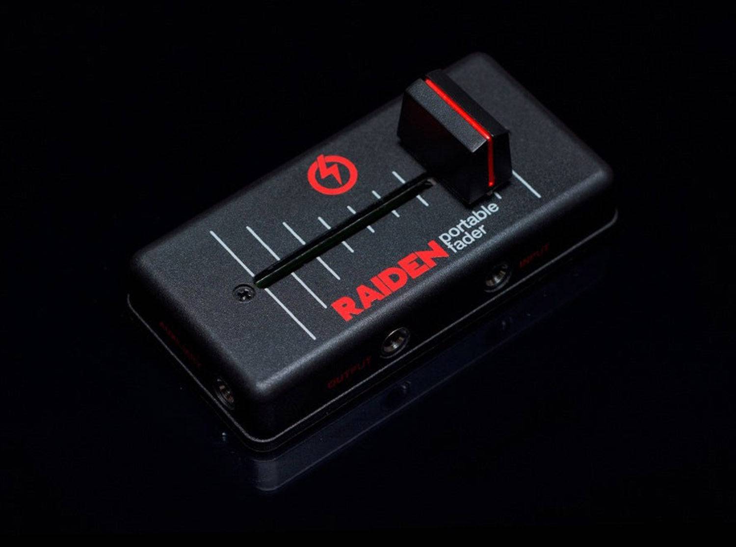 Raiden Fader VVT-MK1 Left Hand Cut Portable Skratch Fader - Black/Red - Hollywood DJ