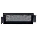 Odyssey ARHSCLP02 Half Rack Mountable Raised Perforated Security 2U Panel - Hollywood DJ