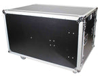 ProX XS-12U4DTW, 12U Shockproof Workstation Case with Dual Side Table and Drawers - 24 In Rail to Rail - Hollywood DJ