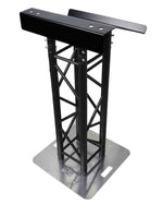 ProX XT-LECTERN24 BL, 24" Truss Lectern for D-Series Connectors with 4x Punched - Hollywood DJ