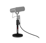 Gator GFW-MIC-DESKTOP-2PK Desktop Microphone Stand with XLR Cable (2-Pack) - Hollywood DJ