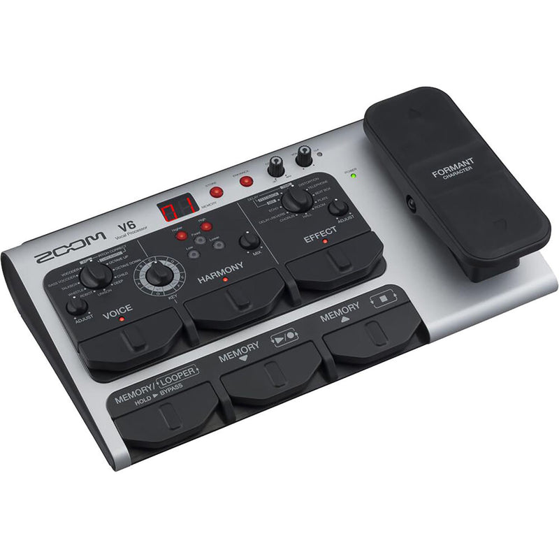 Zoom V6-SP Vocal Effects Processor Pedal - Hollywood DJ