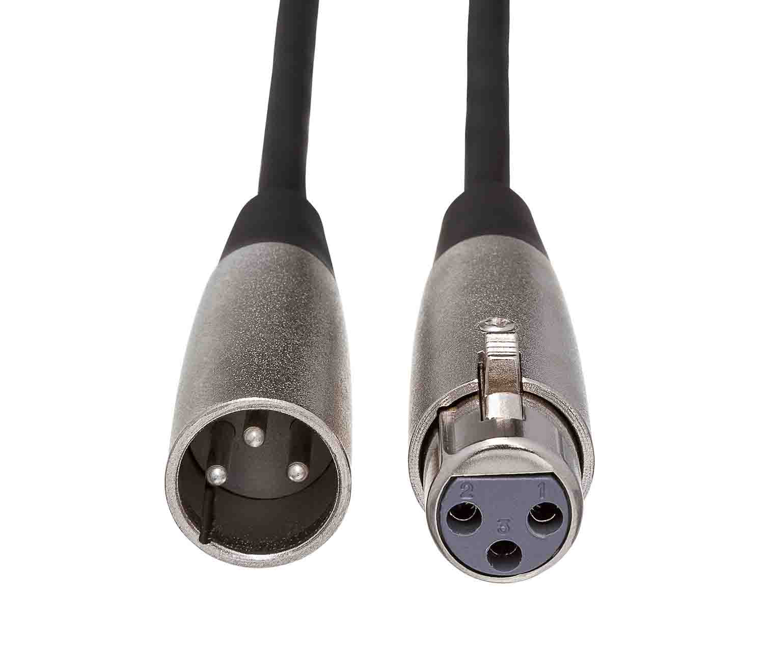Hosa CMI-125, XLR3F to XLR3M Quad Microphone Cable - 25 Feet - Hollywood DJ