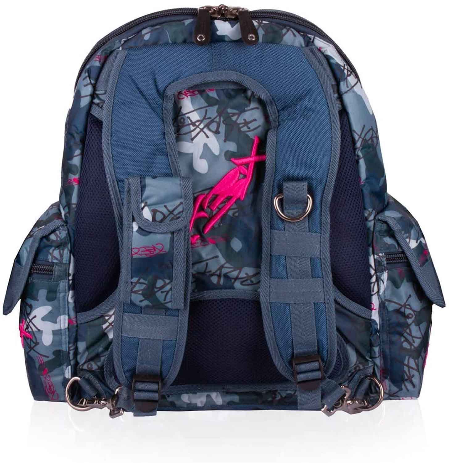 BloxBox DJ Rucksack Backpack in Airforce / Blue Camo - Hollywood DJ