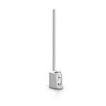LD System MAUI 5 W, Ultra Portable Column PA System with Mixer and Bluetooth - White - Hollywood DJ
