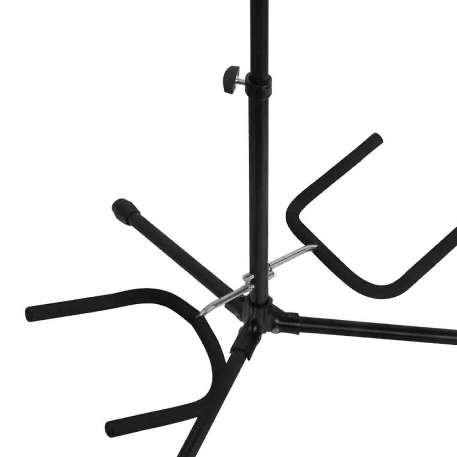 On Stage GS7253B-B Duo Flip-It Guitar Stand - Hollywood DJ