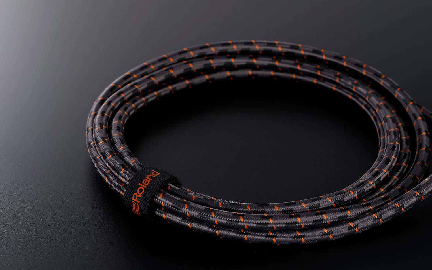 Roland RIC-G25 Instrument Cable, Straight 1/4-inch Connectors - 25 Feet - Hollywood DJ