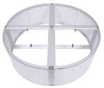 ProX XSA-2X2-16QR LUMOSTAGE™ 16-inch 2x2 ft Quarter Round Acrylic Stage Platform - Hollywood DJ
