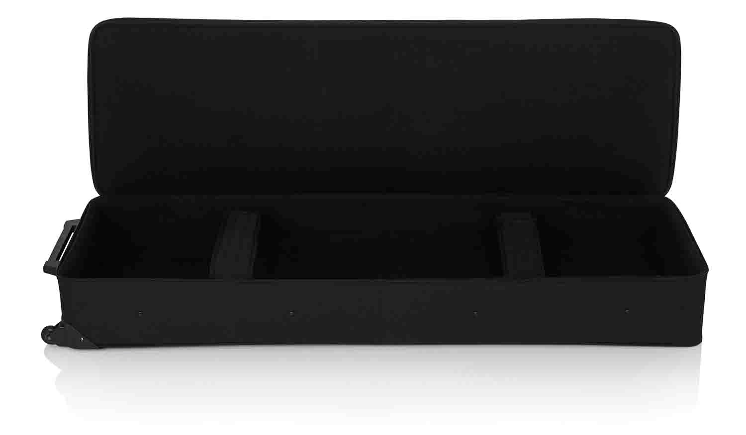 Gator Cases GK-88 XL Rigid Lightweight Case for Extra Long 88 Note Keyboards with Wheels - Hollywood DJ