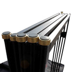 ProX XF-5X3048B Five Panel Frame DJ Facade with Stainless Quick Release 180 Degree Hinges - Hollywood DJ