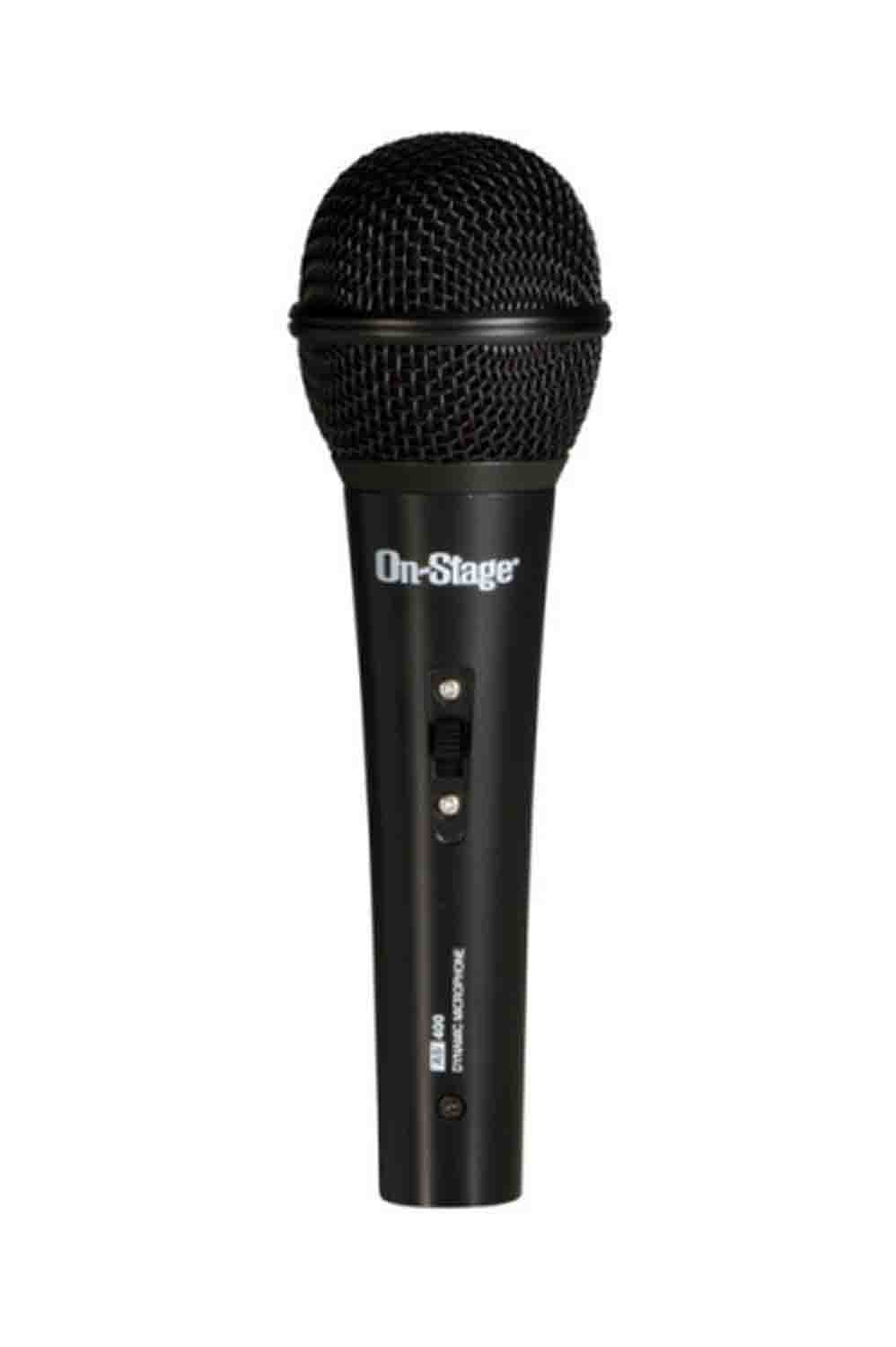 Onstage AS400V2 Dynamic Handheld Microphone - Black - Hollywood DJ