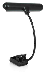 Gator Frameworks GFWMUSLEDR Clip-on Red LED Music Lamp with Adjustable Neck - Hollywood DJ