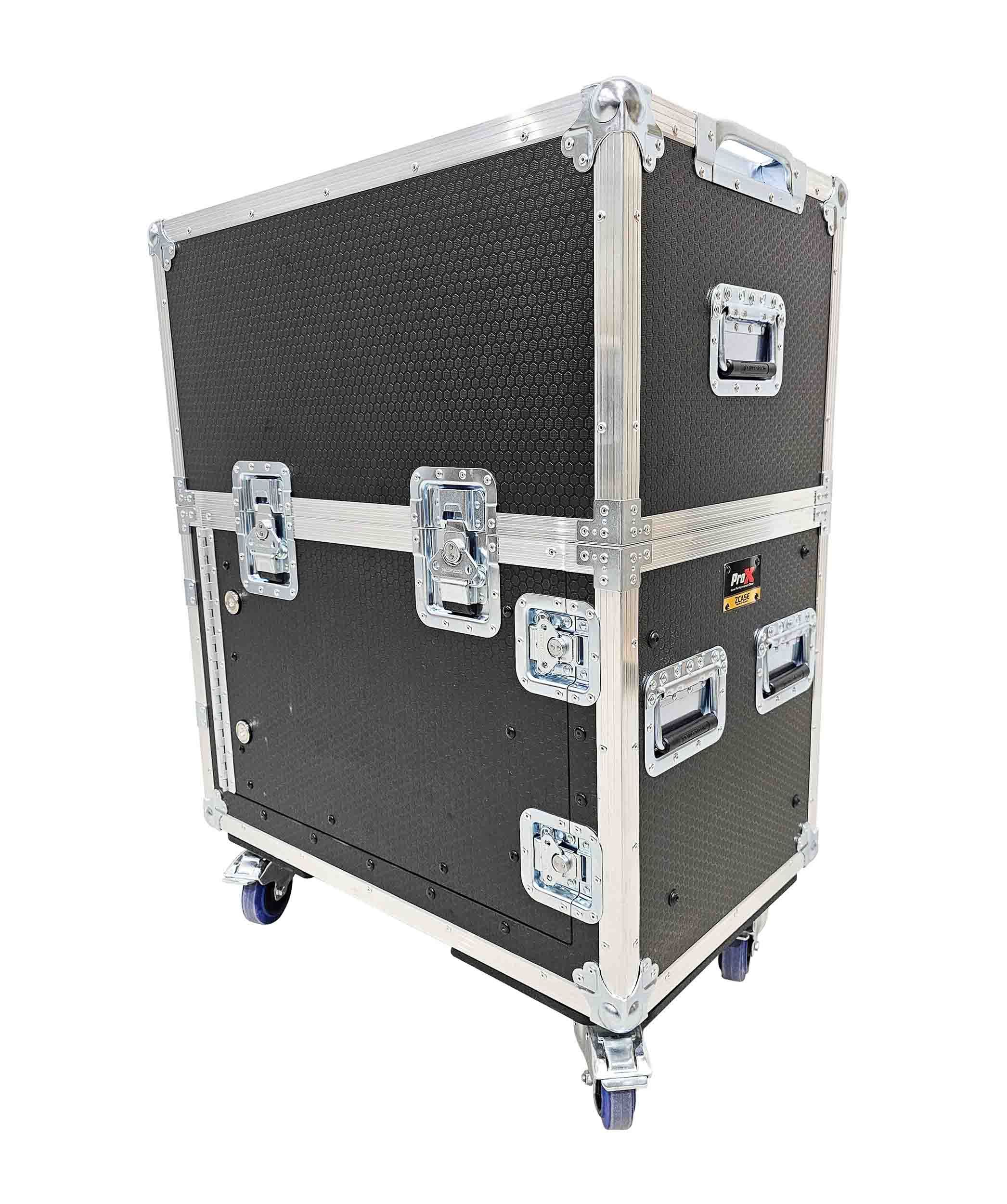 ProX XZF-AHAVANTIS SOLO 2U LMA, For Allen and Heath AVANTIS SOLO Flip-Ready Hydraulic Console Easy Retracting Lifting by ProX Cases