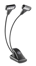 K&M 12273 Music Stand Light and Double4 LED T-Model Flex Light - Hollywood DJ