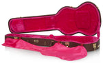 Gator Cases GW-SG-BROWN Deluxe Wood Case for Electric Solid Guitar - Brown - Hollywood DJ