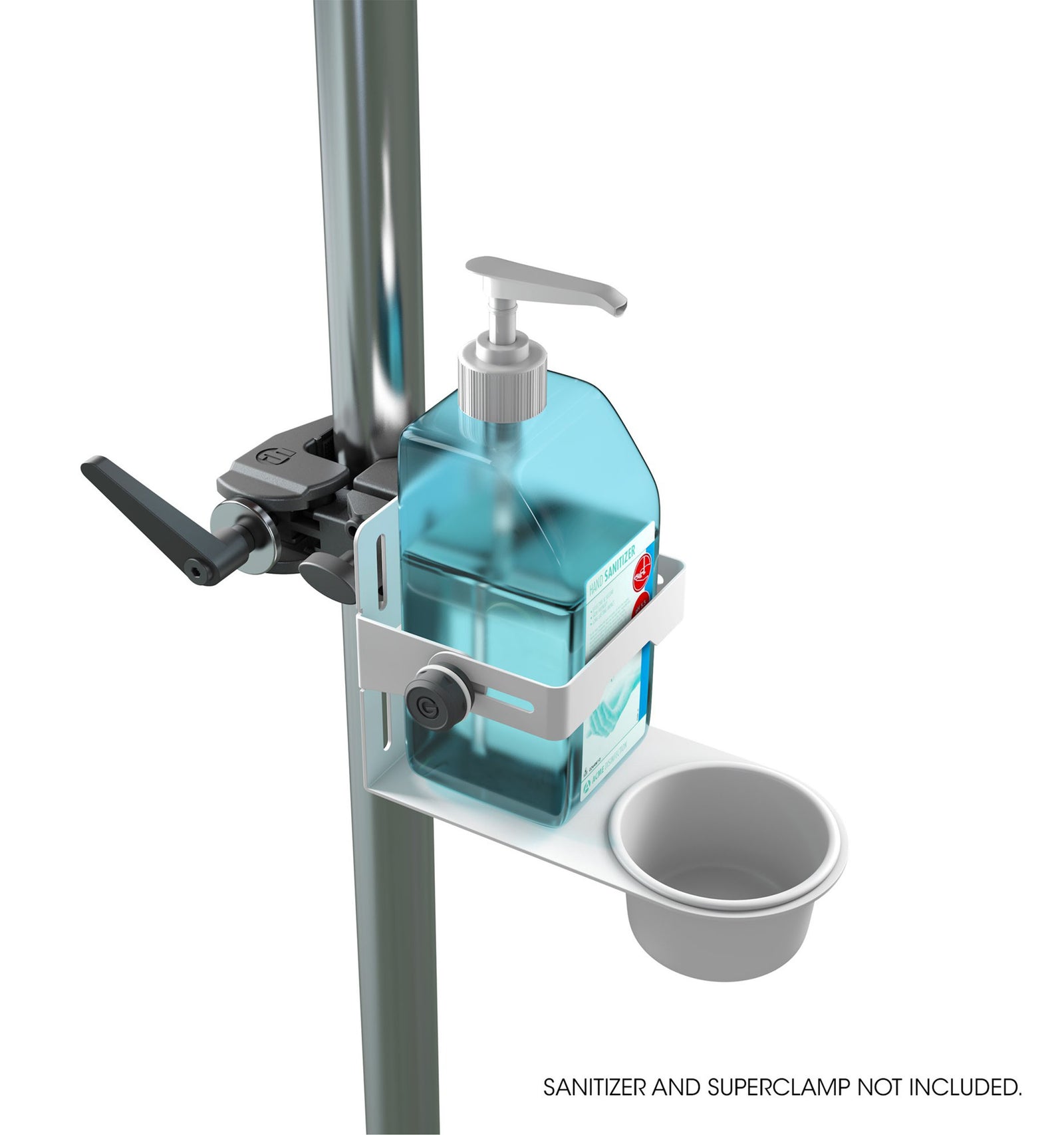 Gravity MA DIS 01 B, Universal Disinfectant-Holder - White - Hollywood DJ