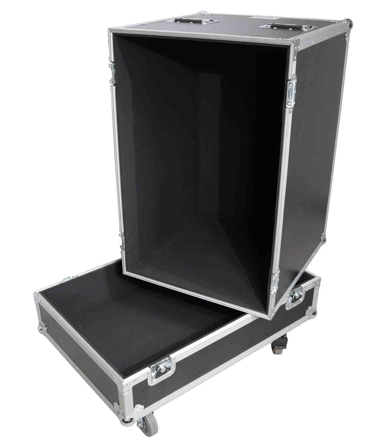 ProX XS-322127SPW Universal Flight Case for Line Array Speaker with Caster Wheels - Holds QSC KS118 - Hollywood DJ