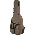 Gator GT-ACOUSTIC-TAN Transit Series Acoustic Guitar Gig Bag With Tan Exterior by Gator Cases