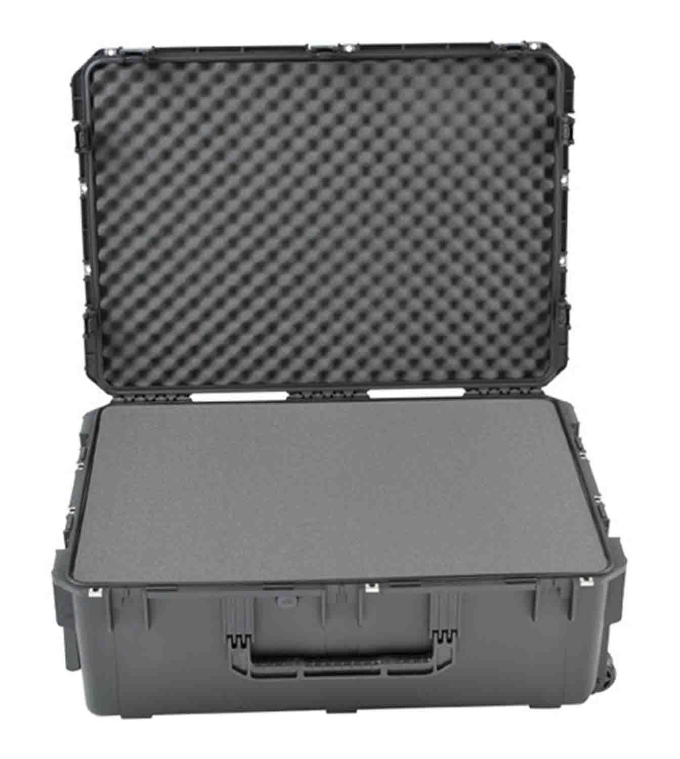 SKB Cases 3I-3424-12BC iSeries 3424-12 Rolling Waterproof Case with Cubed Foam - Hollywood DJ