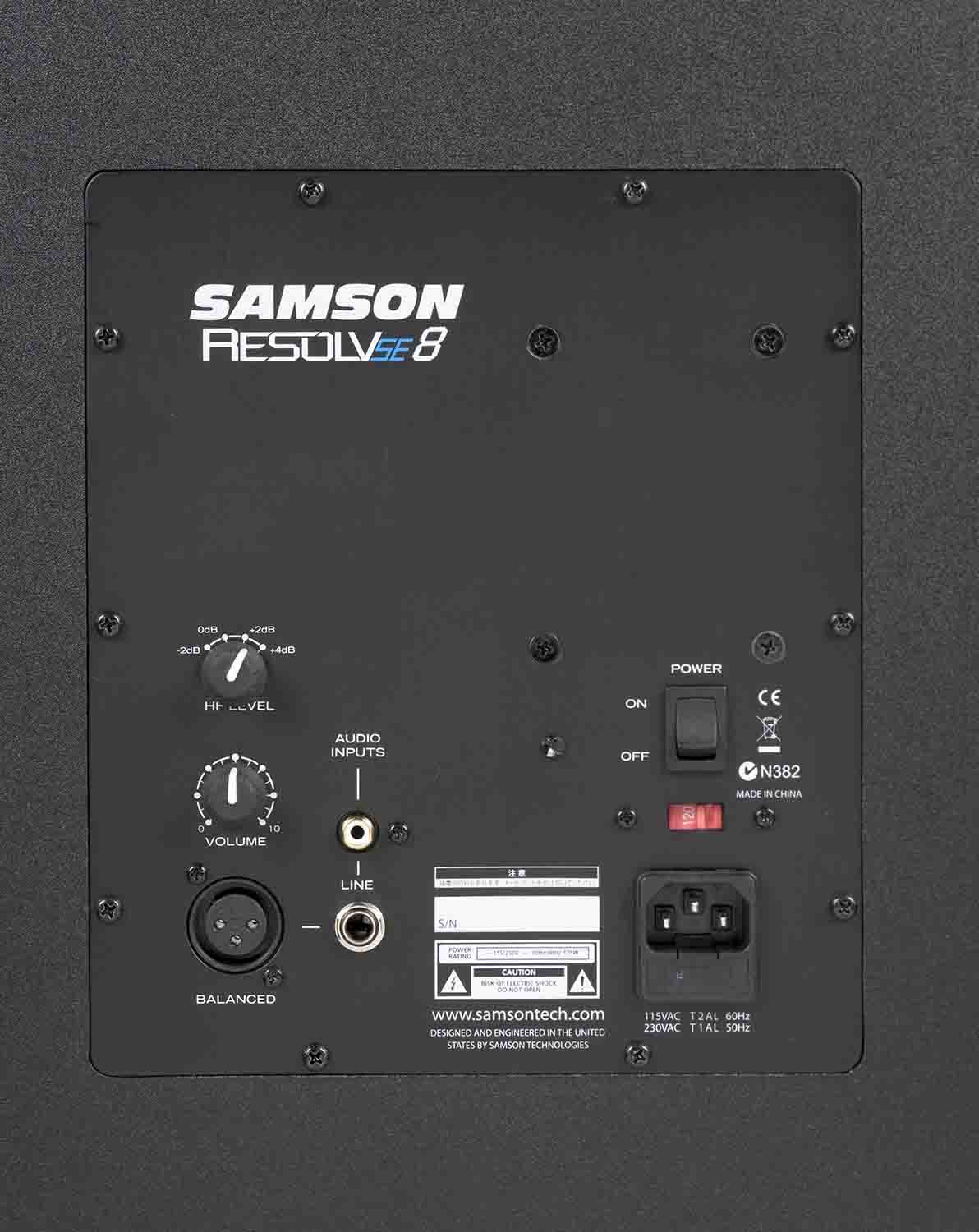 Samson Resolv SE8 2-Way Active Studio Reference Monitor - Hollywood DJ