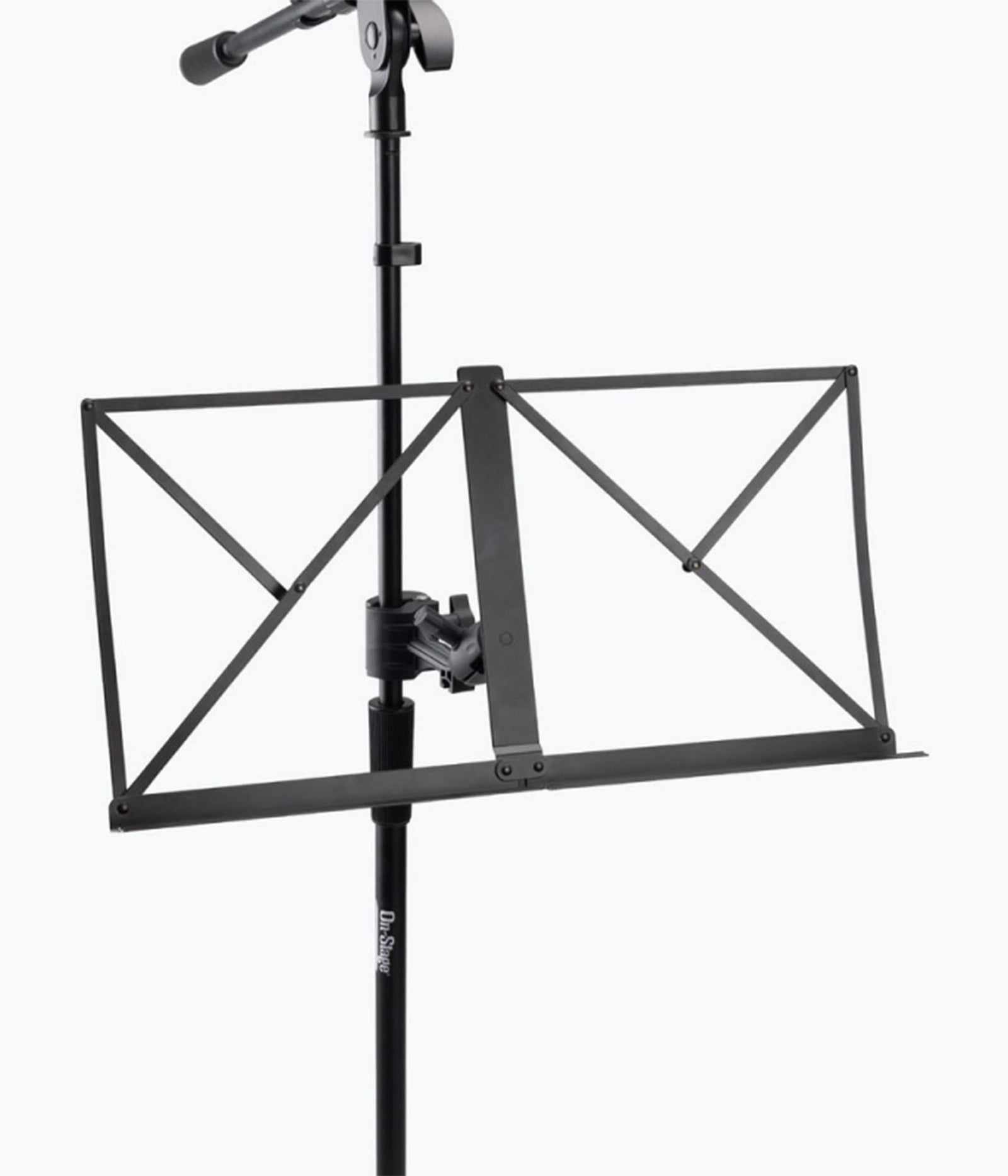 On Stage SMC1500, Clamp-On Sheet Music Bookplate for Mic Stands On-Stage
