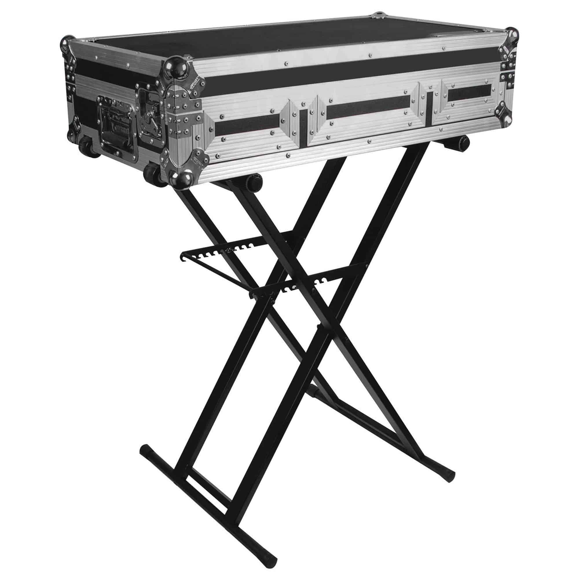 Odyssey LTBXS, Heavy-Duty X-Stand for DJ Coffins and Controller Cases - Black - Hollywood DJ