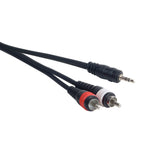 Accu-Cable MP-15, 1/8" Mini Plug to RCA Cable - 15 Ft by Accu Cable