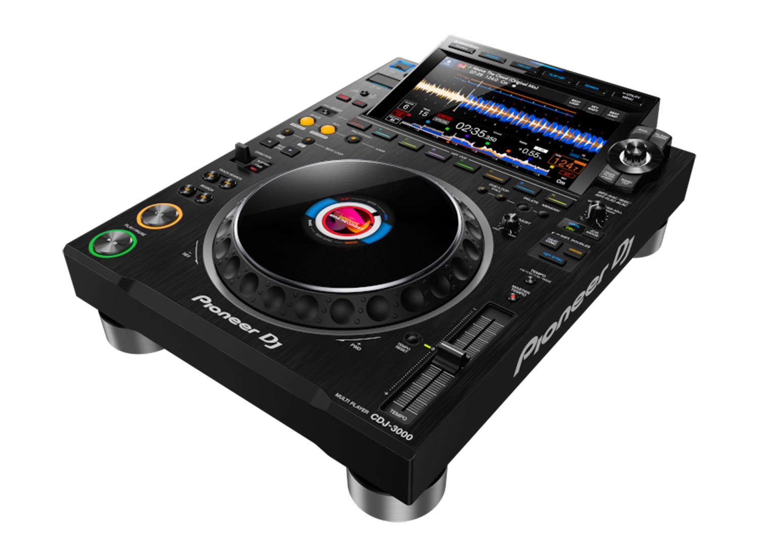 Pioneer DJ CDJ-3000 Professional DJ Multi-Media Player - Black - Hollywood DJ