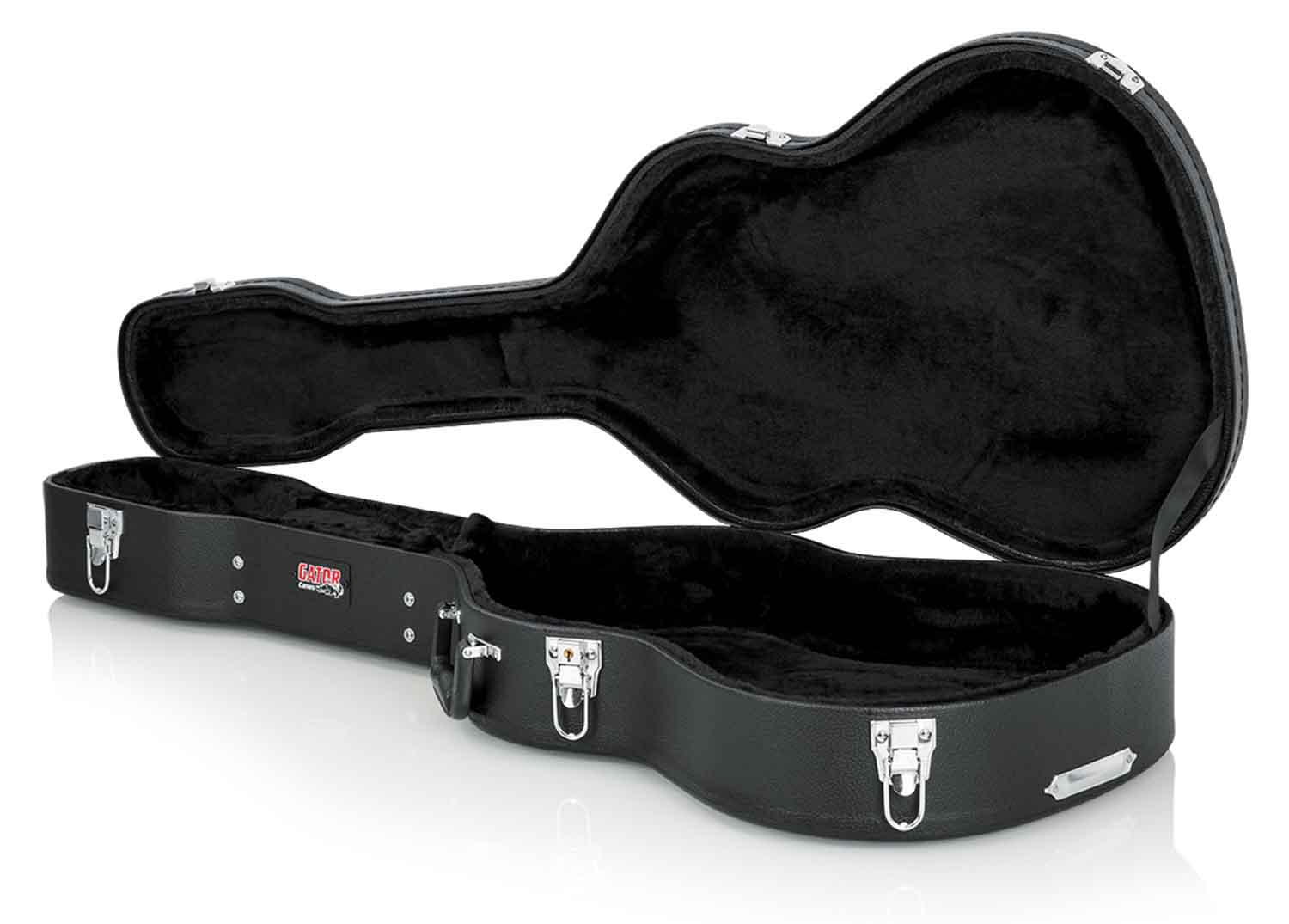 Gator Cases GWE-CLASSIC Hard-Shell Wood Case for Classical Guitars - Black - Hollywood DJ