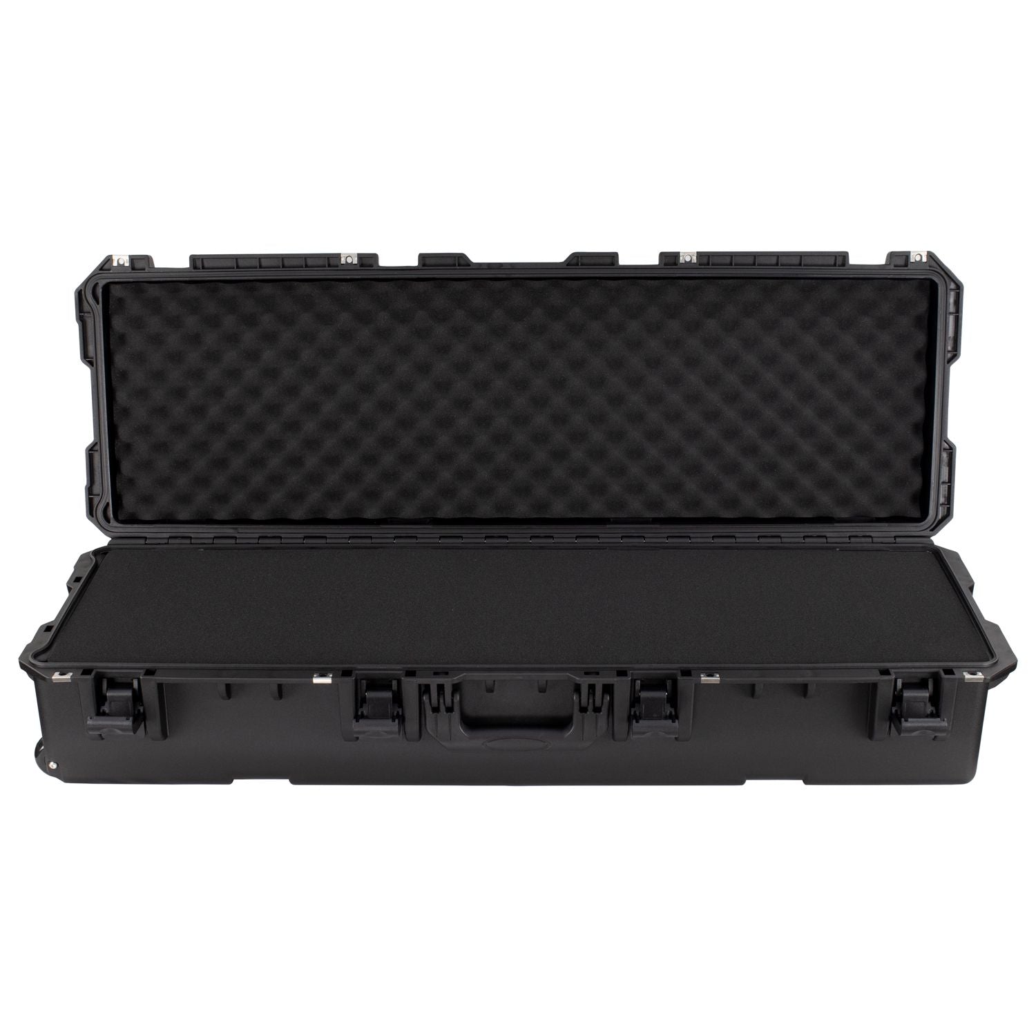 Odyssey VU421207W Bottom Interior Injection-Molded Utility Case with Wheels - 42.25″ x 12.5″ x 6″ - Hollywood DJ
