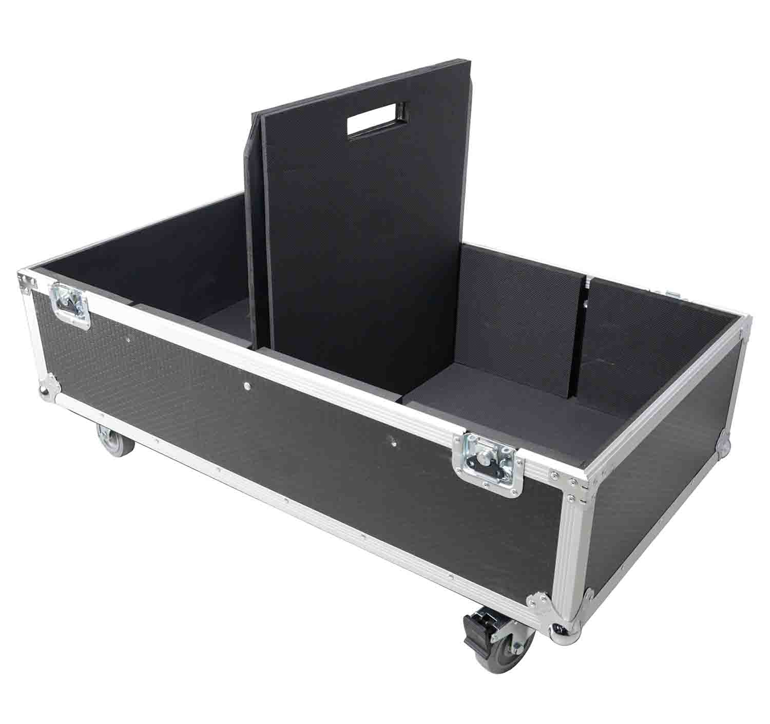 ProX XS-2X282020W ATA Dual Flight Case for Speaker Fits Two JBL SRX 815P and Similar Sized Speakers - Hollywood DJ