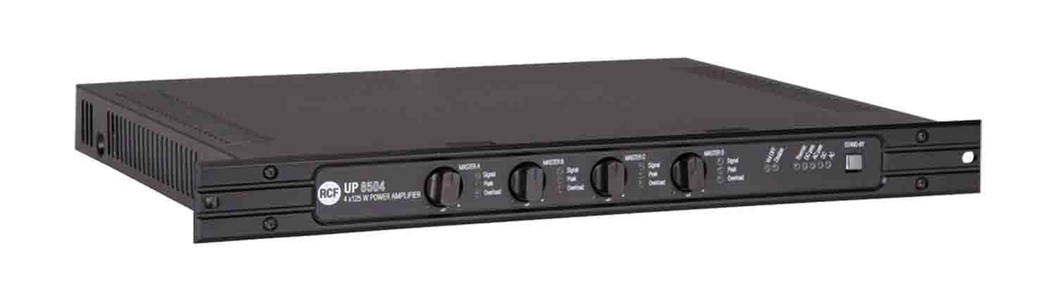 RCF UP-8504, 8000 Series UP 8504 Power Amplifier - 4 x 125 Watt - Hollywood DJ