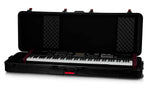 Gator Cases GTSA-KEY88 Keyboard Case for 88-note Keyboards with Wheels - Hollywood DJ