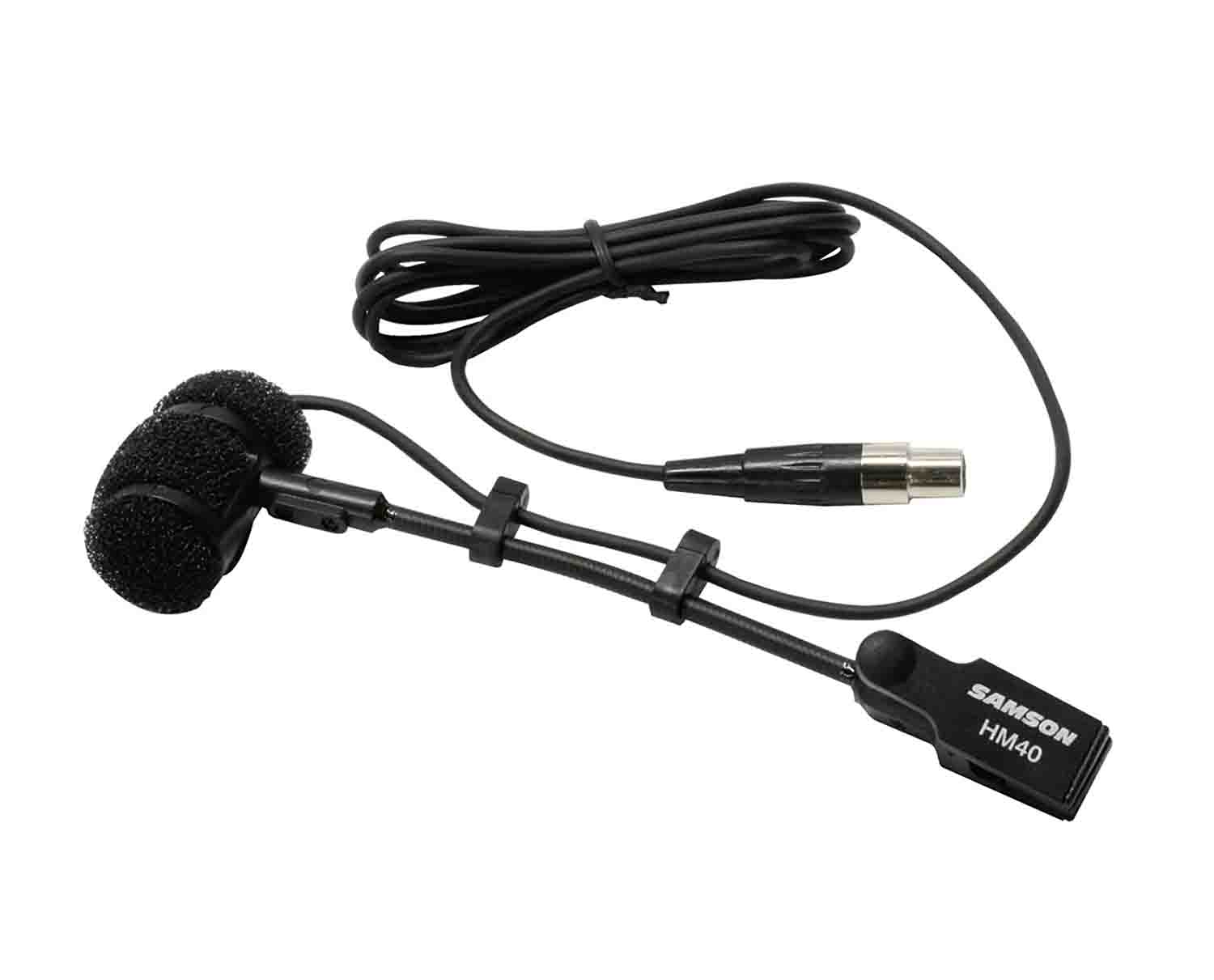 Samson SWA3W4, HM40 Wind Instrument Microphone with P3 Connector - Hollywood DJ