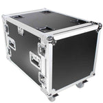 ProX T-10RSS24 10U Space Rack Mount Flight Case 24 Inch Depth with Casters - Hollywood DJ
