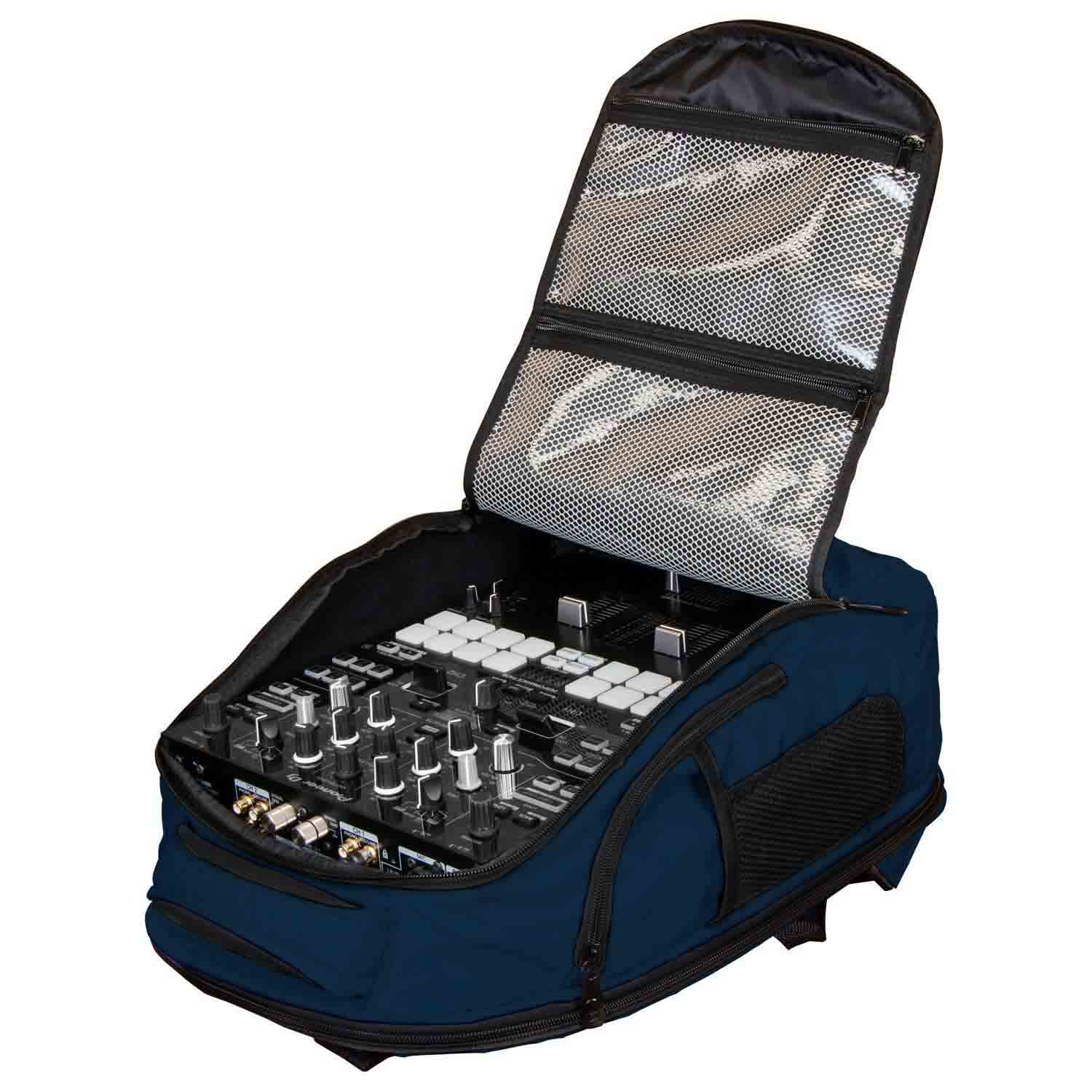 Odyssey BPBACKTRAKXLDKB Backtrak XL DJ Backpack Dark - Blue - Hollywood DJ